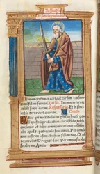 Gedrucktes Stundenbuch (Gebrauch von Rom): fol. 99v, St. Paulus