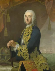 Porträt von Vizeadmiral Hendrik Lijnslager