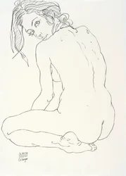 Weiblicher Akt, Schüchtern