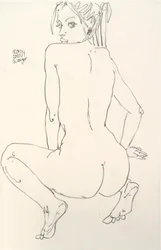 Weiblicher Akt, Weites Meer