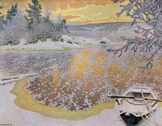 Frost auf Eis