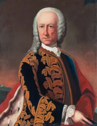 Porträt von Wilhelm Landgraf von Hessen-Philippsthal-Barchfeld (1692 - 1761)