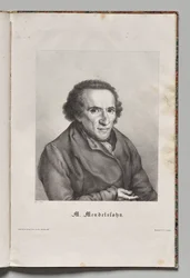 Deutschlands berühmte Autoren: Porträt von Moses Mendelssohn