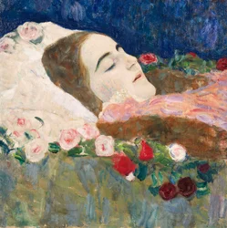 Fräulein Ria Munk auf dem Totenbett, ca. 1910