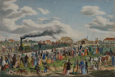 Eröffnung der München-Augsburg Eisenbahn am 1. September 1839, 1839