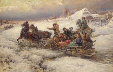 Troika im Schnee