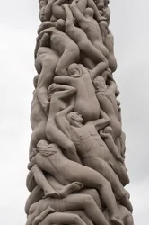 Menschenmonolith, Skulptur im Frognerpark, Oslo, Norwegen