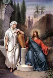 Die gute Samariterin, ca. 1950er (Postkarte)