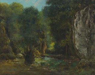 Der schwarze Brunnen (die Schluchten der Loue)