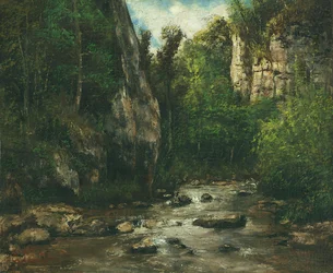 Landschaft nahe Puit Noir bei Ornans, nach 1872