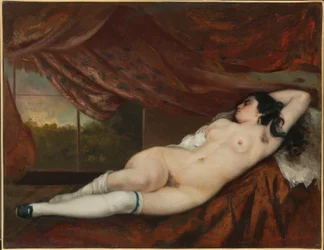 Liegender weiblicher Akt, 1862