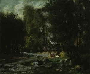 Der Bach von Les Puits-Noir