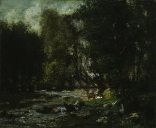 Der Bach von Les Puits-Noir, ca. 1855