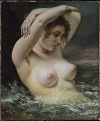 Die Frau in den Wellen