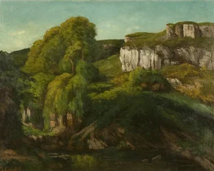 Tal der Loue, in der Nähe von Ornans, ca. 1860