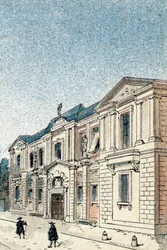 Ansicht des Hôtel Carnavalet, Residenz der Marquise de Sévigné