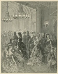 Ein Abendunterhaltung im Mansion House, London