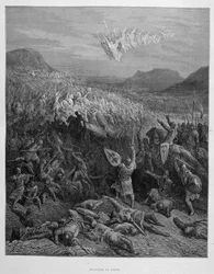 Schlacht von Nicaea während des ersten Kreuzzugs von Gustave Doré