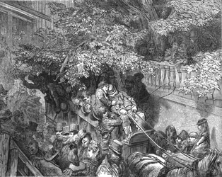 Gefangen in den Zweigen, 1872