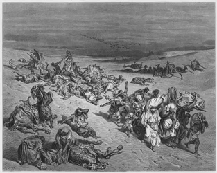 Gustave Doré Bibel: Die Viehpest