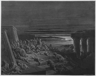 Gustave Doré Bibel: Die Plage der Dunkelheit