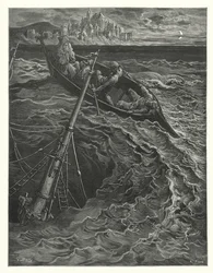 Gustave Doré Illustration für Coleridges Rime of the Ancient Mariner