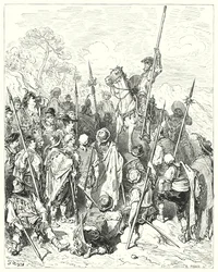 Gustave Dorés Don Quixote: "Nach den Gesetzen der Waffen schaden Sie sich wirklich selbst, wenn Sie sich beleidigt fühlen"