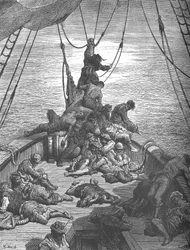 Eine von Gustave Dorés Illustrationen für The Ancient Mariner, ca. 1870er Jahre