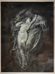 Paolo und Francesca da Rimini in der Hölle, vor 1861