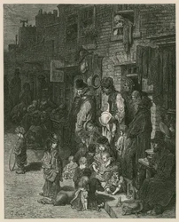 Slums in London