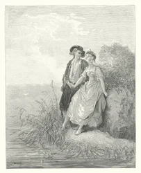 Die Fabeln von La Fontaine: Tircis und Amaranth