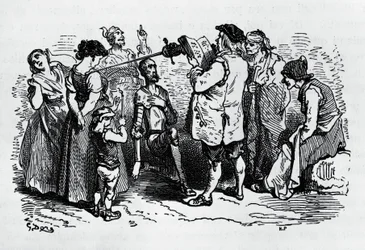 Die Einweihung von Don Quixote, illustriert von Gustave Doré