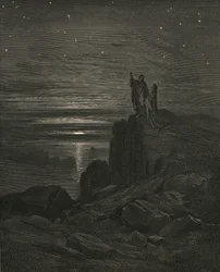 Dann traten wir wieder hinaus und sahen die Sterne, ca. 1890