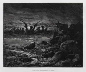 Vision des Propheten Daniel, Illustration aus der Dore-Bibel