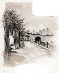 Zollamt am Quai de Valmy, Kanal Saint-Martin, Paris