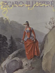 Titelblatt von Le Figaro Illustre, August 1891