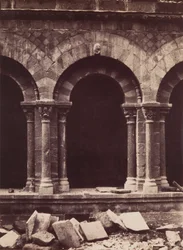 Kathedrale von Notre-Dame, Detail des Kreuzgangs, Le Puy