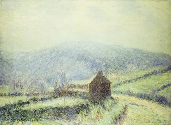 Raureif in Huelgoat, Finistère, 1903