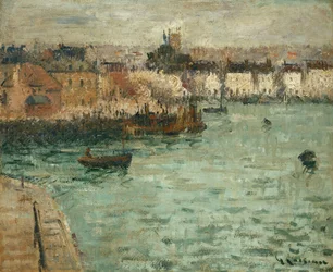 Vor dem Hafen von Dieppe, 1918-1920