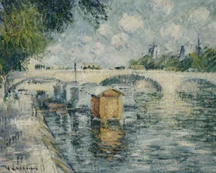 Die Louis-Philippe-Brücke, Paris, 1925