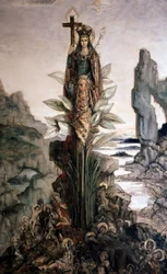 Mystische Blume von Gustave Moreau.