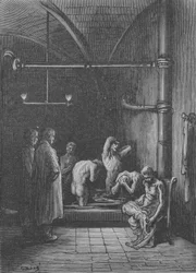Die Toilette in einem Zufluchtsort