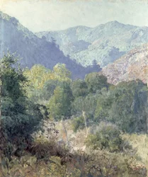 Blick auf die San Gabriel Mountains