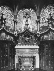 Der Chaucer-Raum, Cardiff Castle, Wales, 1924-1926