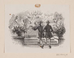 Illustration zu "Das Feuerzeug" in H.C. Andersen, "Märchen und Geschichten", Band 1