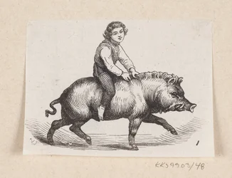 Illustration zu "Das Metallferkel" in H.C. Andersen, "Märchen und Geschichten", Band 1