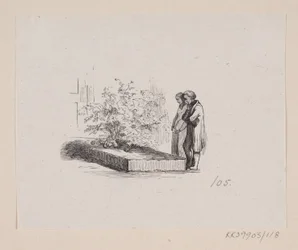 Illustration zu "Nabofamilierne" in H.C. Andersen, "Eventyr og Historier", Band 2