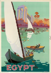 Plakat, das Ägypten bewirbt