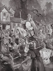 Karl der Große kehrt nach Brüssel zurück, sein Landsitz