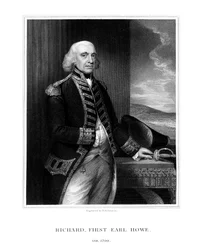 Richard Howe, 1. Earl Howe, britischer Admiral, 1832